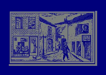 Monte Cristo (F) (128K) (2 faces) (1989) (CPM) screen shot game playing